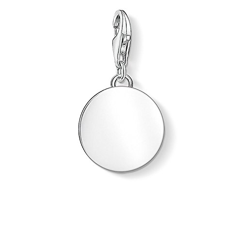 Thomas Sabo Damen Charm-Anhänger Coin Charm Club 925 Sterling Silber 1428-001-21 von THOMAS SABO