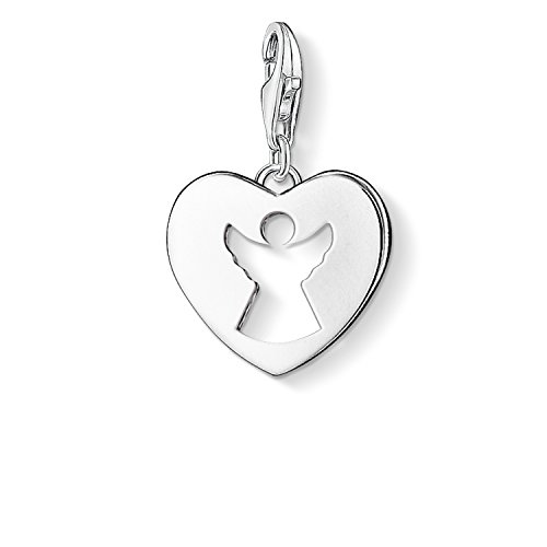 Thomas Sabo Damen Charm-Anhänger Schutzengel Herz Charm Club 925 Sterling Silber 0869-001-12 Thomas Sabo Damen Charm-Anhänger Schutzengel Herz Charm Club 925 Sterling Silber 0869-001-12 von THOMAS SABO
