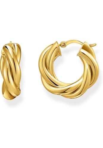 Thomas Sabo Creolen für Damen Gedreht Goldfarben CR742-413-39 von THOMAS SABO