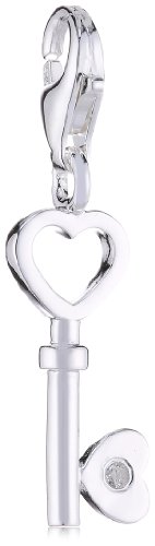 Thomas Sabo Damen-Anhänger Diamond Charm Club Schlüssel mit einem echten Diamant 925 Sterling Silber DC0017-153-14 von THOMAS SABO