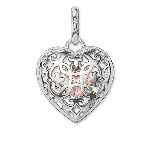 Thomas Sabo Damen Anhänger Medallion Herz 925 Sterling Silber PE704-415-12 von THOMAS SABO