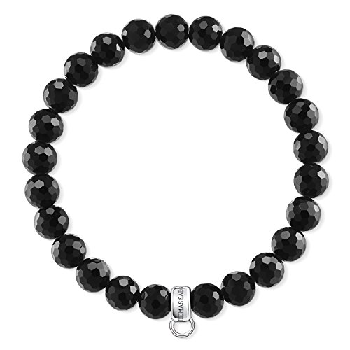 Thomas Sabo Damen Charm-Armband Schwarz Charm Club 925 Sterling Silber X0220-840-11 Thomas Sabo Damen Charm-Armband Schwarz Charm Club 925 Sterling Silber X0220-840-11 von THOMAS SABO