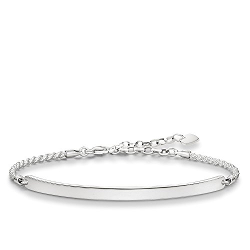 Thomas Sabo Damen-Armband Love Bridge 925 Silber Zirkonia schwarz 18 cm - LBA0008-001-12-L18v Thomas Sabo Damen-Armband Love Bridge 925 Silber Zirkonia schwarz 18 cm - LBA0008-001-12-L18v von THOMAS SABO