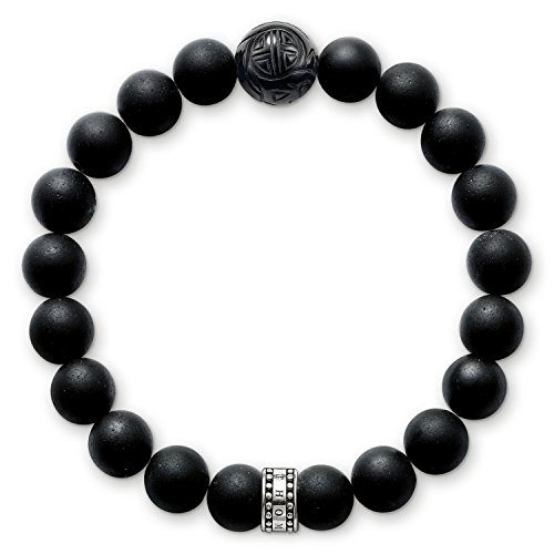 Thomas Sabo Armband Obsidian 925 Sterling Silber A1085-023-11-L von THOMAS SABO