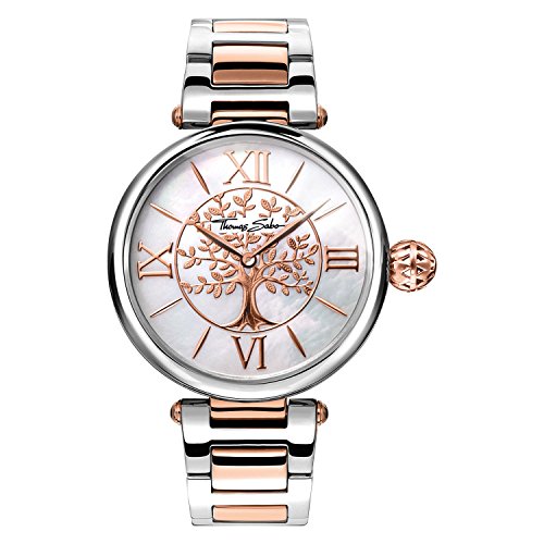 Thomas Sabo Damen Armbanduhr Karma Analog Mechanik Edelstahl WA0315-272-213-38 MM von THOMAS SABO