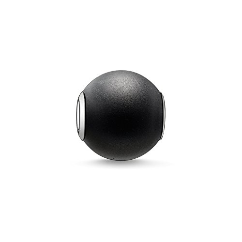 Thomas Sabo Unisex Bead Obsidian Schwarz Karma Beads 925 Sterling Silber K0001-023-11 Thomas Sabo Unisex Bead Obsidian Schwarz Karma Beads 925 Sterling Silber K0001-023-11 von THOMAS SABO