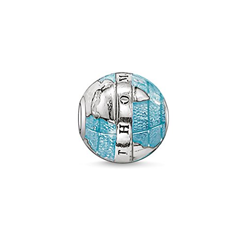 Thomas Sabo Unisex Bead Weltkugel Wunderbare Welt Karma Beads 925 Sterling Silber K0036-007-1 von THOMAS SABO