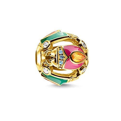 Thomas Sabo Damen-Bead Käfer gold 925 Sterlingsilber gelbgold vergoldet K0333-974-7 von THOMAS SABO