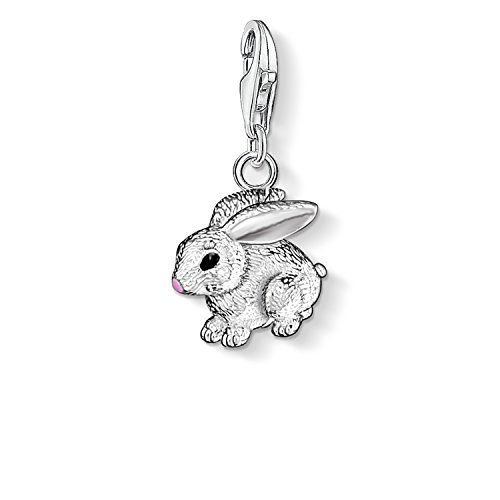 Thomas Sabo Damen Charm-Anhänger Hase Charm Club 925 Sterling Silber 0819-007-12 von THOMAS SABO