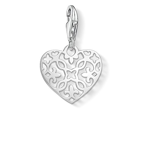 Thomas Sabo Damen Charm-Anhänger Arabesque Herz 925 Sterling Silber 1497-001-12 Thomas Sabo Damen Charm-Anhänger Arabesque Herz 925 Sterling Silber 1497-001-12 von THOMAS SABO