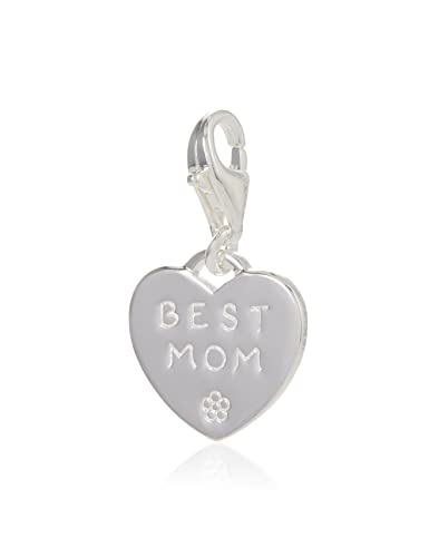 Thomas Sabo Damen Charm-Anhänger Beste Mutter Best Mom Charm Club 925 Sterling Silber 0821-001-12 von THOMAS SABO