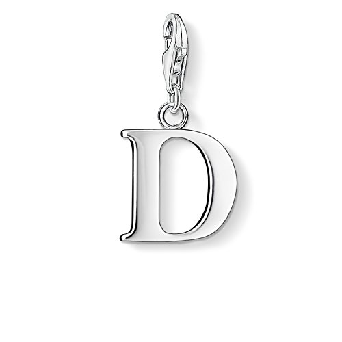 Thomas Sabo Damen Charm-Anhänger D Buchstabe Charm Club 925 Sterling Silber 0178-001-12 von THOMAS SABO