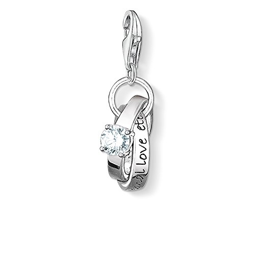 Thomas Sabo Damen Charm-Anhänger Eheringe Hochzeit Charm Club 925 Sterling Silber 0673-051-14 Thomas Sabo Damen Charm-Anhänger Eheringe Hochzeit Charm Club 925 Sterling Silber 0673-051-14 von THOMAS SABO