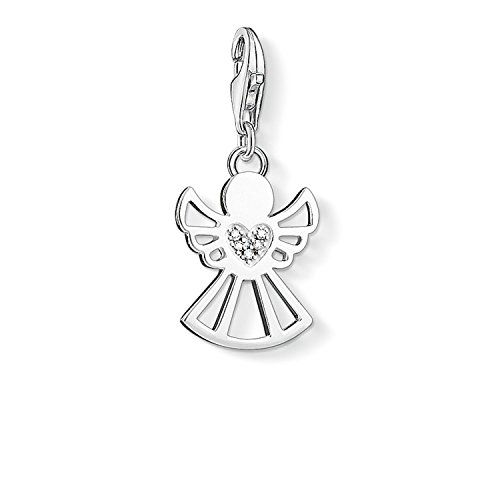 Thomas Sabo Damen Charm-Anhänger Engel Diamant Charm Club 925 Sterling Silber DC0029-725-14 von THOMAS SABO