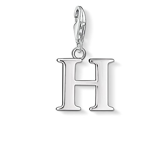 Thomas Sabo Damen Charm-Anhänger H Buchstabe Charm Club 925 Sterling Silber 0182-001-12 von THOMAS SABO