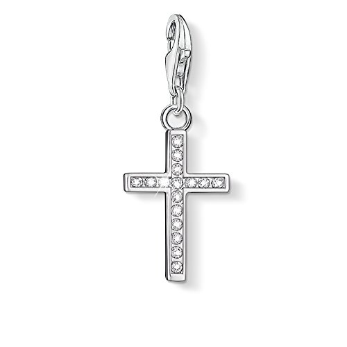 Thomas Sabo Damen Charm-Anhänger Kreuz Charm Club 925 Sterling Silber 0049-051-14 von THOMAS SABO