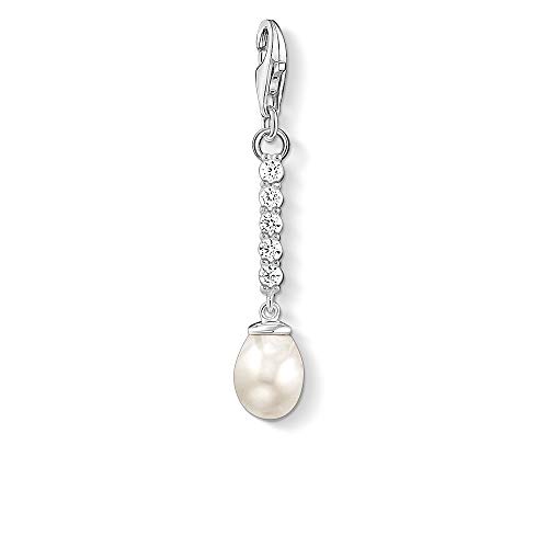 Thomas Sabo Damen Charm-Anhänger Perle Charm Club 925 Sterling Silber 1803-167-14 von THOMAS SABO