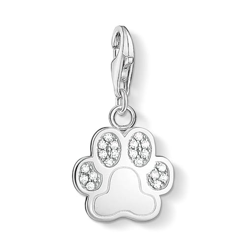 Thomas Sabo Damen Charm-Anhänger Tatze Pfote 925 Sterling Silber 1339-051-14 von THOMAS SABO