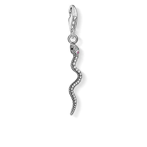 Thomas Sabo Damen Charm-Anhänger Schlange Charm Club 925 Sterling Silber 1805-640-7 von THOMAS SABO