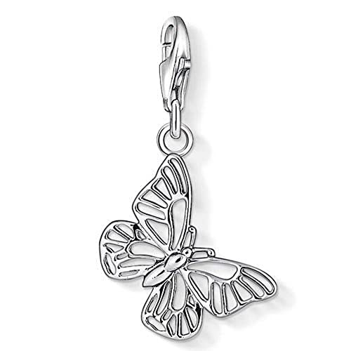 Thomas Sabo Damen Charm-Anhänger Schmetterling Charm Club 925 Sterling Silber 1038-001-12 von THOMAS SABO