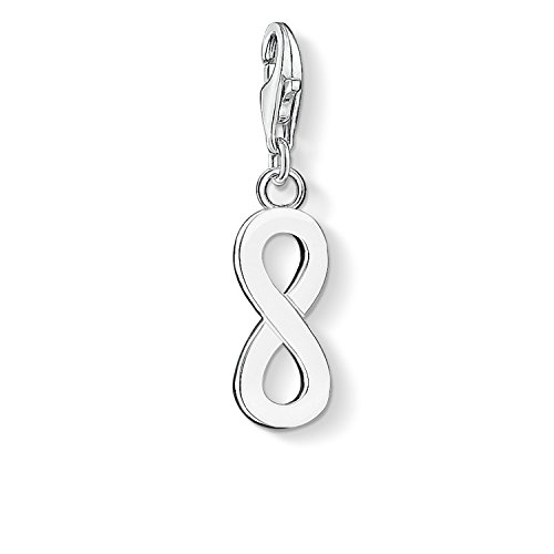 Thomas Sabo Damen Charm-Anhänger Unendlichkeit Infinity Charm Club 925 Sterling Silber 1134-001-12 von THOMAS SABO