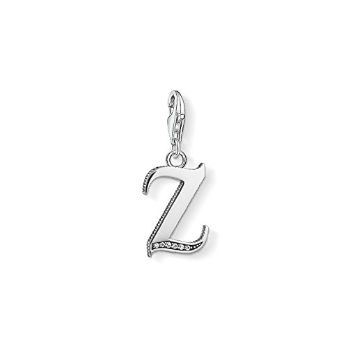 Thomas Sabo Damen-Charm-Anhänger Z Buchstabe Silber Charm Club 925 Sterling Silber 1606-643-21 von THOMAS SABO