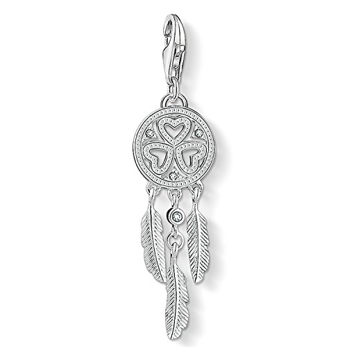 Thomas Sabo Damen Charm-Anhänger Traumfänger Charm Club 925 Sterling Silber 1424-051-21 von THOMAS SABO