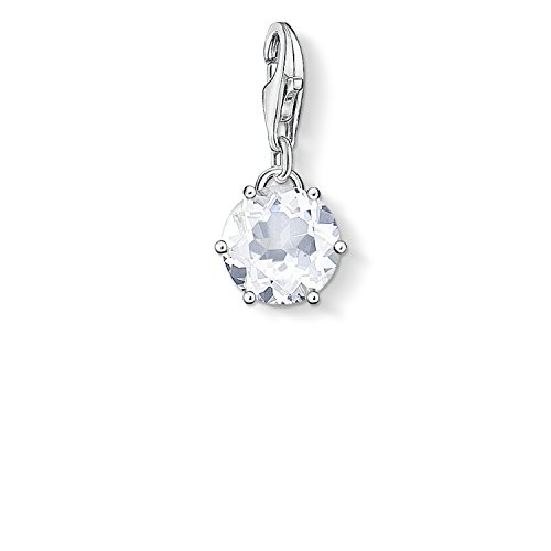 Thomas Sabo Damen Charm-Anhänger Geburtsstein Charm Club 925 Sterling Silber 1257-197-14 von THOMAS SABO