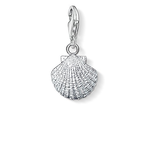 Thomas Sabo Damen Charm-Anhänger Muschel Charm Club 925 Sterling Silber 0803-001-12 von THOMAS SABO
