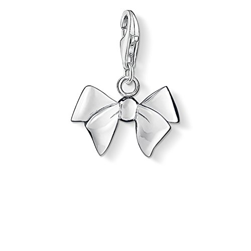 Thomas Sabo Damen-Charm Club-Anhänger Schleife 925er Sterlingsilber 0619-001-12 von THOMAS SABO