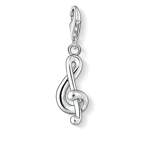 Thomas Sabo Damen Charm-Anhänger Violinschlüssel Charm Club 925 Sterling Silber 0845-001-12 von THOMAS SABO