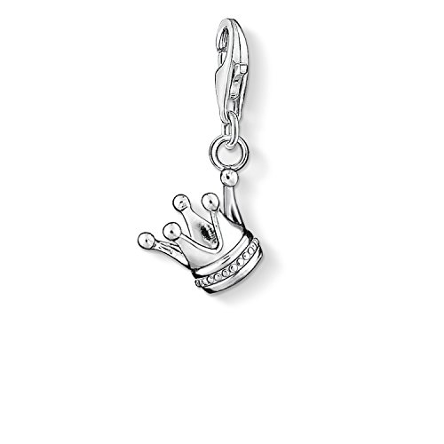 Thomas Sabo Damen Charm-Anhänger Krone Charm Club 925 Sterling Silber 0887-001-12 von THOMAS SABO