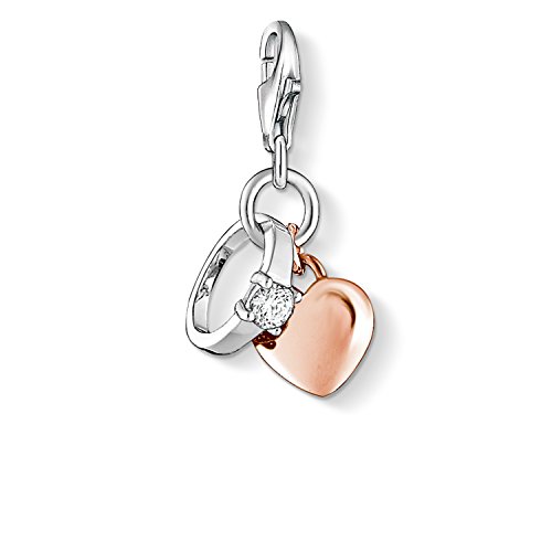 Thomas Sabo Damen Charm-Anhänger Ring Herz Charm Club 925 Sterling Silber 1000-416-14 Thomas Sabo Damen Charm-Anhänger Ring Herz Charm Club 925 Sterling Silber 1000-416-14 von THOMAS SABO