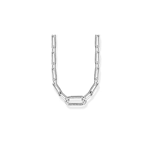 Thomas Sabo Damen Kette Glieder silber, aus geschwärztem 925 Sterlingsilber, Länge 45cm, KE2110-643-14-L45V von THOMAS SABO