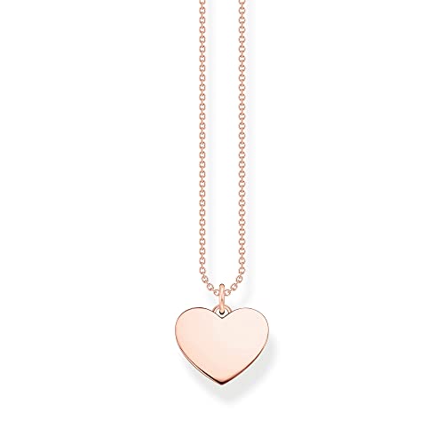 Thomas Sabo Halskette mit Anhänger in Herzform in Sterling Silber mit 750er Roségold-Vergoldung, KE2128-415-40-L45V von THOMAS SABO