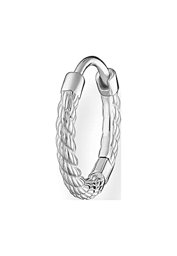 Thomas Sabo Einzel Creole Seil silber 925 Sterling Silber CR694-001-21 von THOMAS SABO