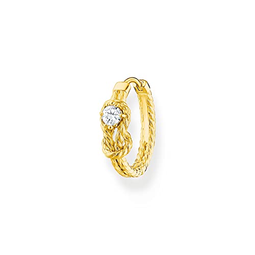 Thomas Sabo Einzel Creole Seil mit Knoten gold vergoldetes Silber CR695-414-14 Thomas Sabo Einzel Creole Seil mit Knoten gold vergoldetes Silber CR695-414-14 von THOMAS SABO