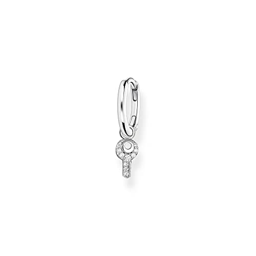 Thomas Sabo Damen Einzel Creole Schlüssel Zirkonia 925 Sterlingsilber CR701-051-14 von THOMAS SABO