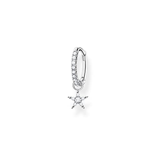 Thomas Sabo Damen Einzel Creole Stern Zirkonia 925 Sterlingsilber CR707-051-14 von THOMAS SABO