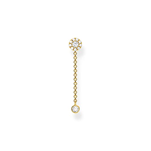 Thomas Sabo Damen Einzel Ohrring Gold Zirkonia 925 Sterlingsilber H2237-414-14 Thomas Sabo Damen Einzel Ohrring Gold Zirkonia 925 Sterlingsilber H2237-414-14 von THOMAS SABO