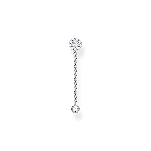 THOMAS SABO Damen Einzel Ohrring Zirkonia 925 Sterlingsilber H2237-051-14 von THOMAS SABO