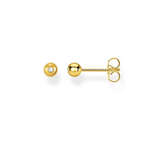 Thomas Sabo Einzel Ohrstecker weißer Stein gold vergoldetes Silber H2130-414-14 Thomas Sabo Einzel Ohrstecker weißer Stein gold vergoldetes Silber H2130-414-14 von THOMAS SABO