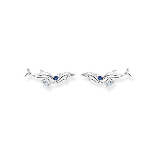 Thomas Sabo Damen Ohrstecker Delfine in der Farbe Silber aus 925 Sterlingsilber mit Zirkonia, Größe: 7x19mm, H2232-644-1 Thomas Sabo Damen Ohrstecker Delfine in der Farbe Silber aus 925 Sterlingsilber mit Zirkonia, Größe: 7x19mm, H2232-644-1 von THOMAS SABO