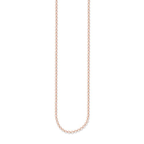 Thomas Sabo Damen-Erbskette 925 Silber teilvergoldet 90 cm - KE1219-415-12-L von THOMAS SABO