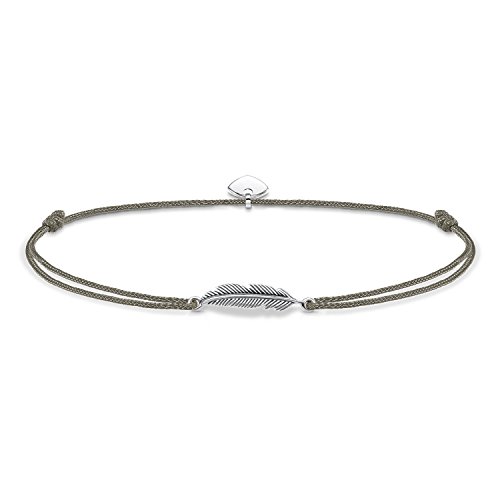 Thomas Sabo Damen Fußkettchen Feder 925 Sterling Silber LSAK003-907-5-L27v von THOMAS SABO