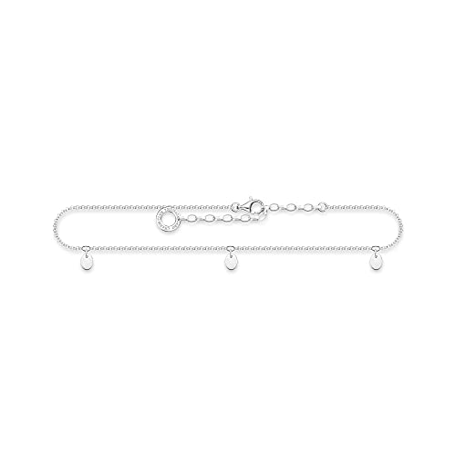 Thomas Sabo Damen Fußkette Plättchen 925 Sterlingsilber AK0025-001-21-L27v von THOMAS SABO