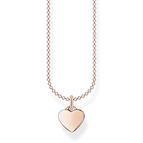 Thomas Sabo Damen Halskette Herz roségold 925 Sterlingsilber, 36-38 cm Länge Thomas Sabo Damen Halskette Herz roségold 925 Sterlingsilber, 36-38 cm Länge von THOMAS SABO