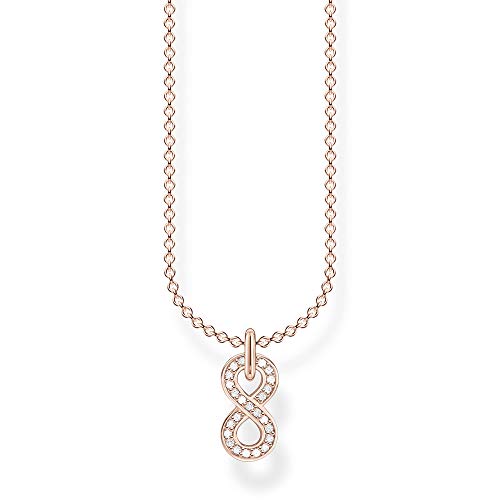 Thomas Sabo Damen Halskette Infinity roségold 925 Sterlingsilber, 38-45 cm Länge Thomas Sabo Damen Halskette Infinity roségold 925 Sterlingsilber, 38-45 cm Länge von THOMAS SABO