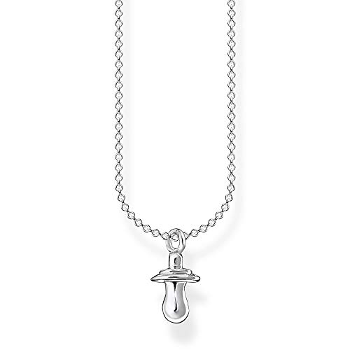Thomas Sabo Damen Halskette Schnuller silber 925 Sterlingsilber, 38-45 cm Länge von THOMAS SABO