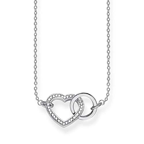 Thomas Sabo Damen Kette Forever Together Herz 925 Sterling Silver KE1644-051-14-L50v von THOMAS SABO